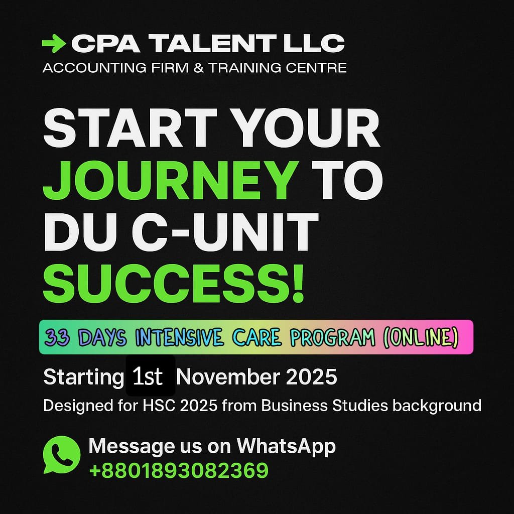 "33-Day Intensive Study Plan DU C-Unit Admission 2025 (Intensive Care Program) by CPA Talent LLC”